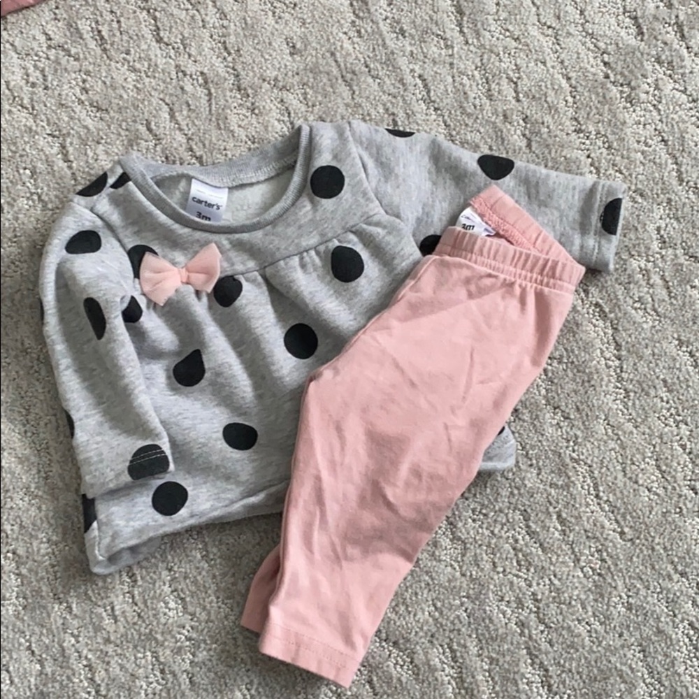 Baby girl matching set